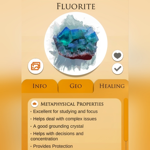 Rainbow Fluorite Sphere on Stand - Picture 5 of 5